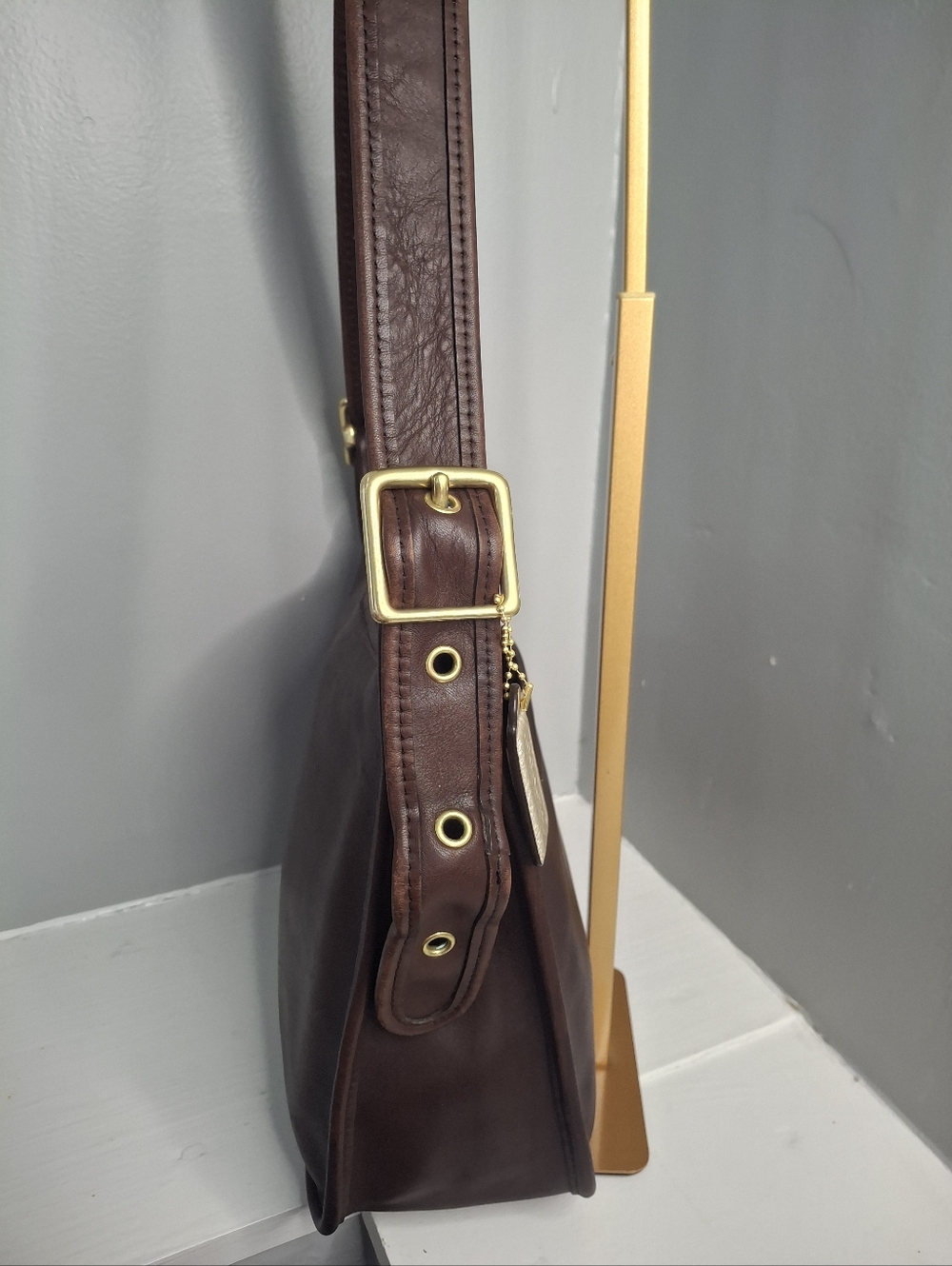 Coach Vintage Legacy Zip Bag In Mahogany Made In USA 1997 EUC - Picture 3 of 8